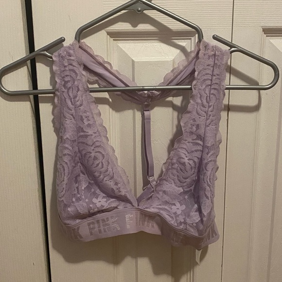 Lilac T-Back Bralette - Picture 1 of 4